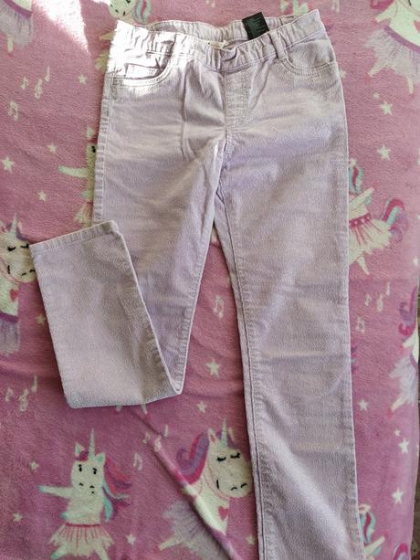 Kordove stretchove nohavice, h&m,134