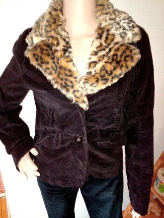 Menčestrové sako, kabátik, 40