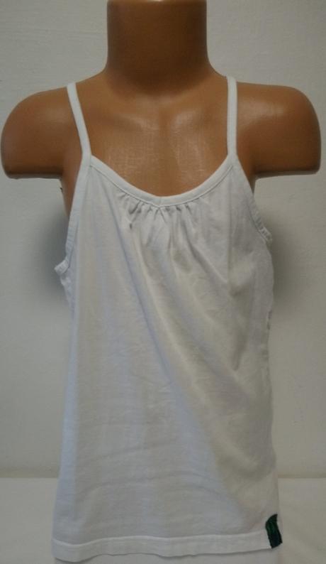 Dievčenské biele bavlnené  tričko, crashone, crashone,152