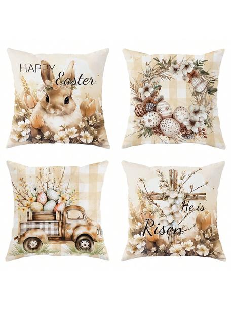 Obliečky na vankúše veľká noc 4 pack poštovné zdar,