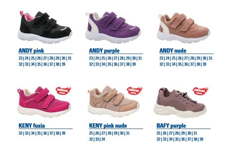 Dievčenské tenisky jar-leto 2026, protetika,23 - 38