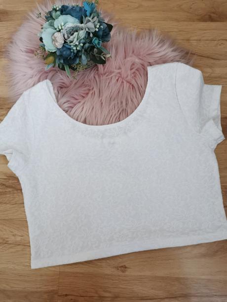 Cropp top čipka, m