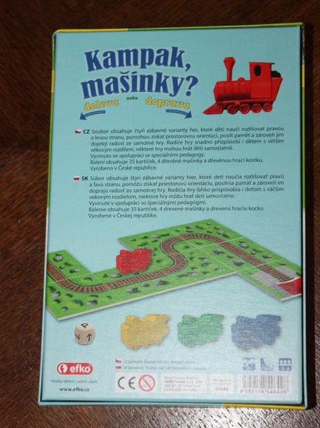 Hra kampak mašinky - od 4 rokov, 