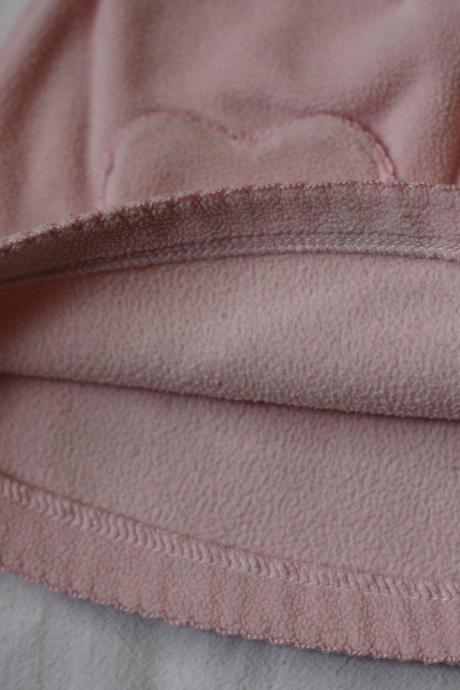 Teplé fleesové šaty, 62