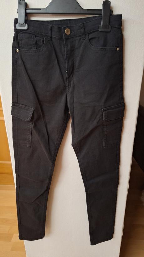 Skinny fit nohavice, h&m,158