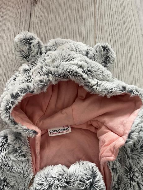 Huňatý overal s rukavičkami, coccodrillo,62