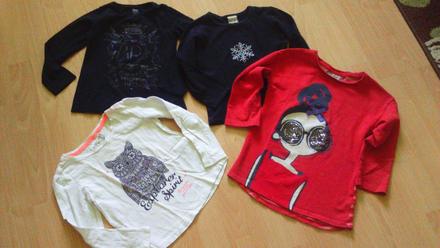 Tričká, mikina, 3 kusy, zara,104