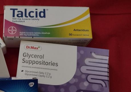 Talcid a glycerínové čípky, 