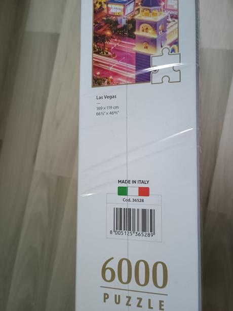 Puzzle clementoni 6000 ks las vegas, 