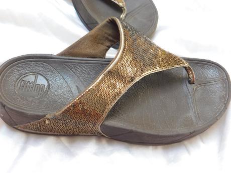 Fitflop luxusne flitrovane žabky, 39