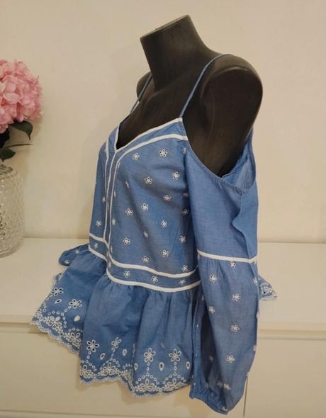 Miss selfridge luxusná vyšívaná blúzka boho chic, miss selfridge,38