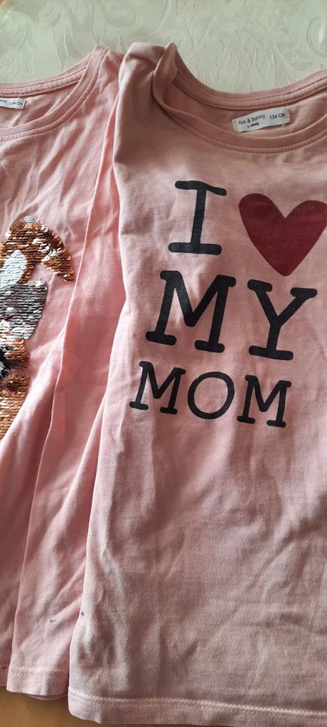 Trička s dlhym rukavom, 134