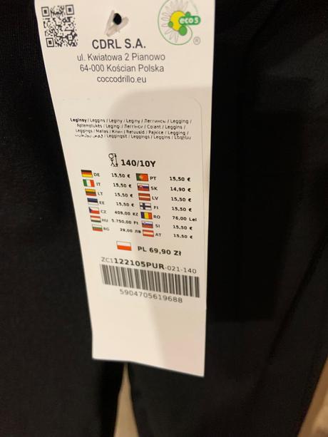 Nohavice coccodrillo, coccodrillo,140