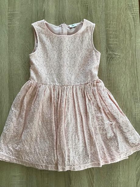 Čipkované šaty, veľ. 128, f&f,128