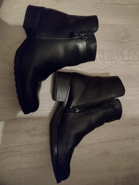 Kožené čižmičky zateplené 5th avenue, deichmann,39