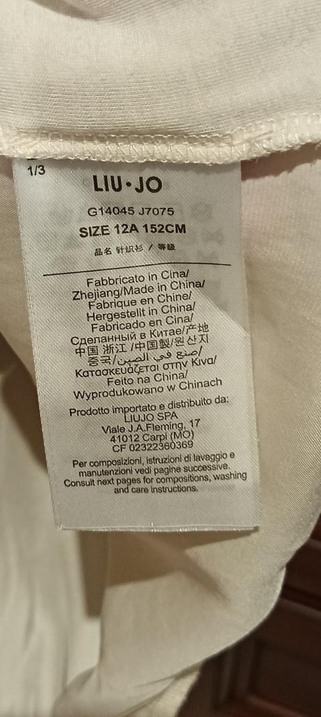 Tričko -blúzka liu - jo - orig., liu jo,152