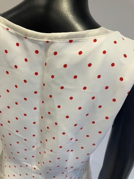 Dámske letné šaty bodkované (xl), xl