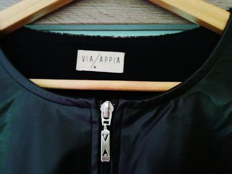 Koženkovo/pletená bundička, 42