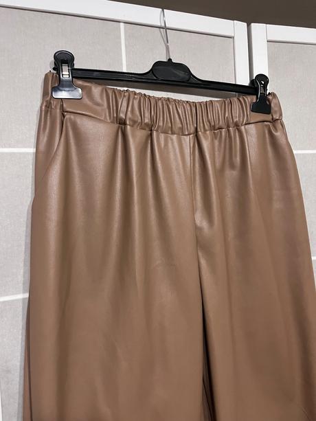 Dámske koženkové nohavice, l / m