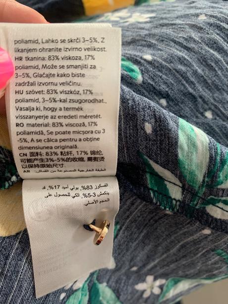 Viskózové šaty lindex m, lindex,m