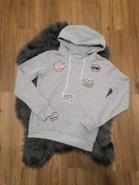 Bodkovaná mikina, gate,xs