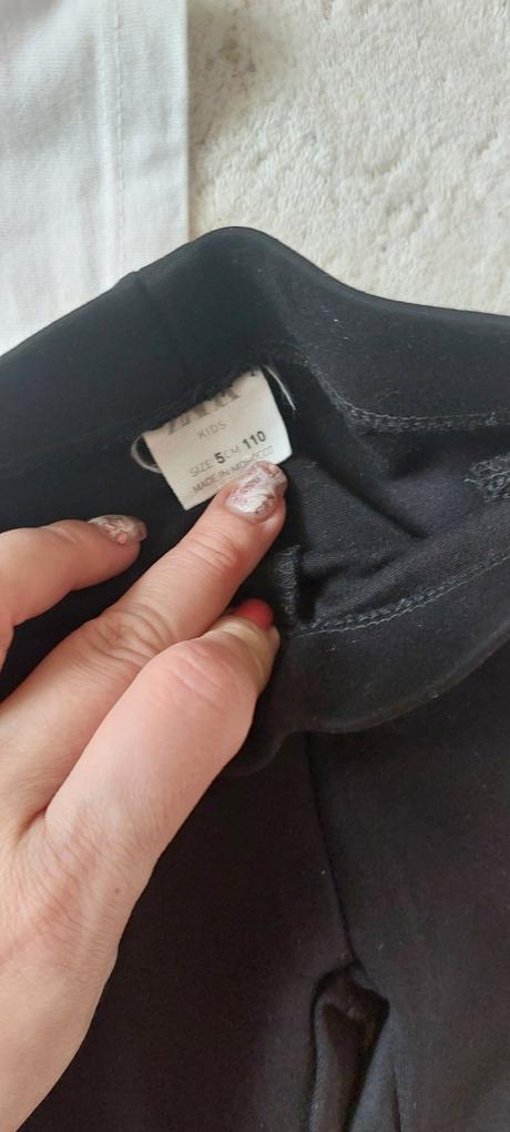 Elegantné leginky so štrasom, zara,104