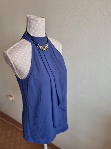 Padavý modrý top zebra veľ. 38, 38