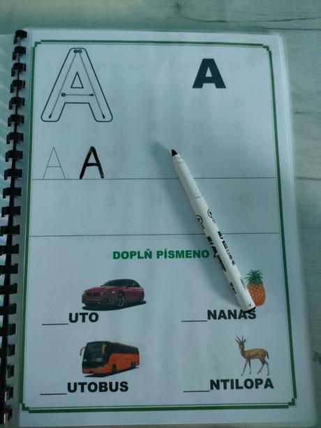 Pracovný zošit písmenkovo, 