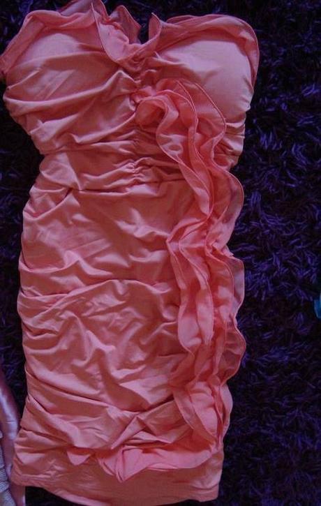 Marhulkové minišaty, s