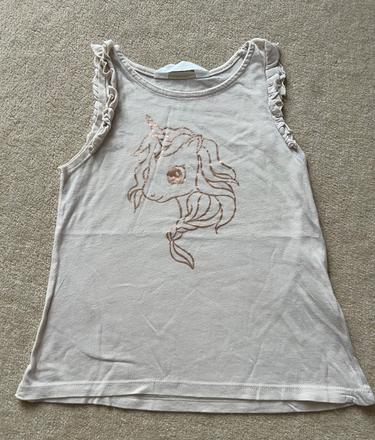 Letné tielko s jednorožcom, h&m,110