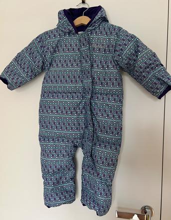 Kvietkový zimný overal columbia veľ. 80 (12-18m), columbia,80