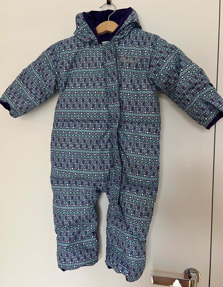 Kvietkový zimný overal columbia veľ. 80 (12-18m), columbia,80