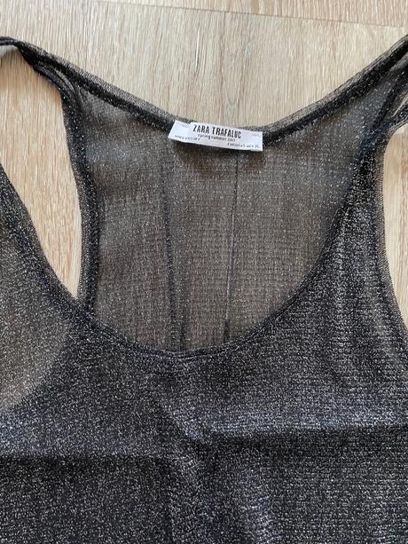 Zara priehľadný top, zara,s