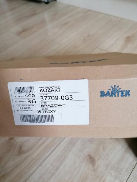 Čižmy kožené, bartek,36