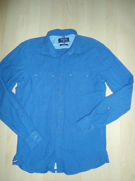 Modra bavlnena kosela, reserved,s