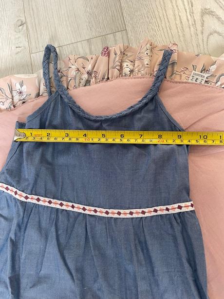 Letné riflové šaty, lupilu,110