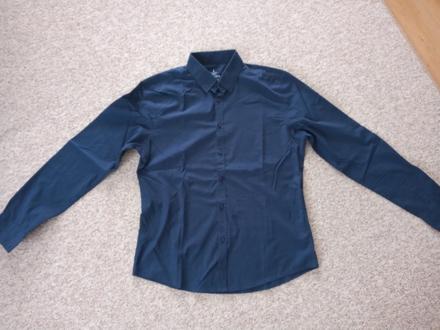 Pánska tmavomodrá košeľa, m