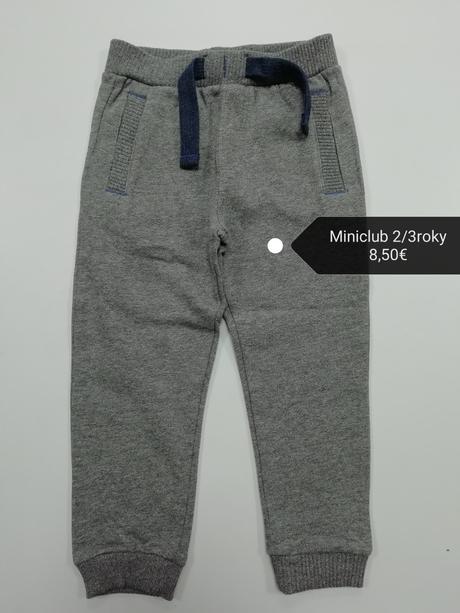 Sivé tepláky, miniclub,98