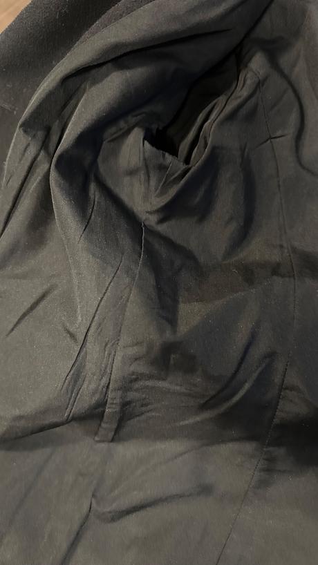 Sýtočierny kabát, h&m,34