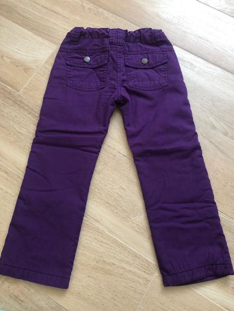 Podšité nohavice teplučké, lupilu,104