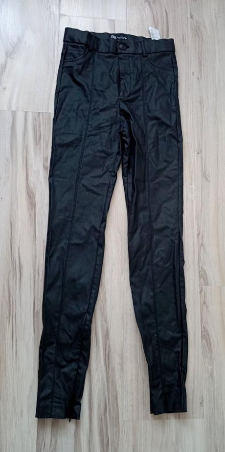 Kožené nohavice zara č.m, zara,m