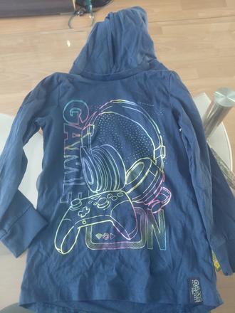 Mikina-mix farby sluchatka, f&f,128