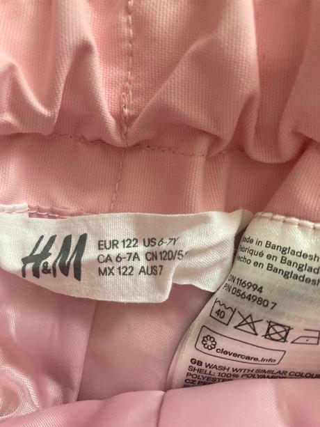 Nohavice do dazda, h&m,122
