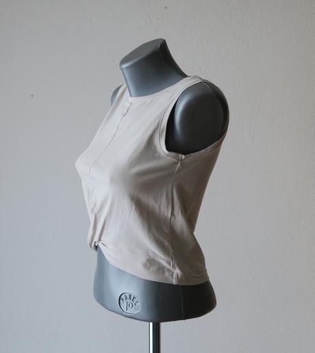 Dámsky béžový crop top fila fusion, fila,s