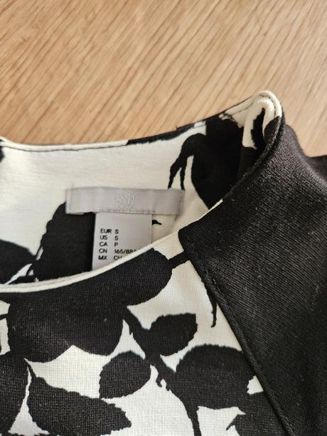 Kvetované šaty, h&m,s