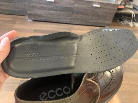 Predám ecco kožené topánky, ecco,43