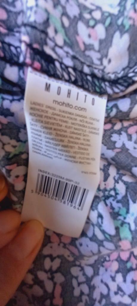 Šaty xs s kvetmi, mohito,158 / xs