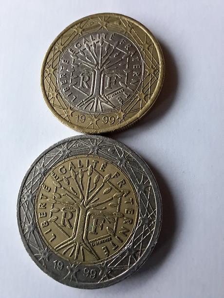 2eur + 1eur francuzsko 1999, 