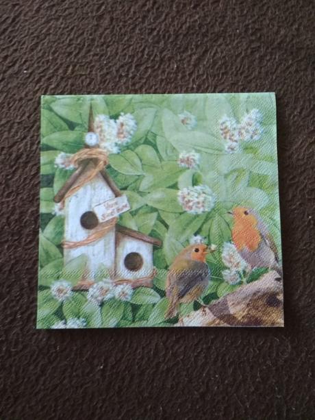 Servítky vtáčiky,