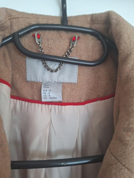 Hnedy kabat, h&m,38